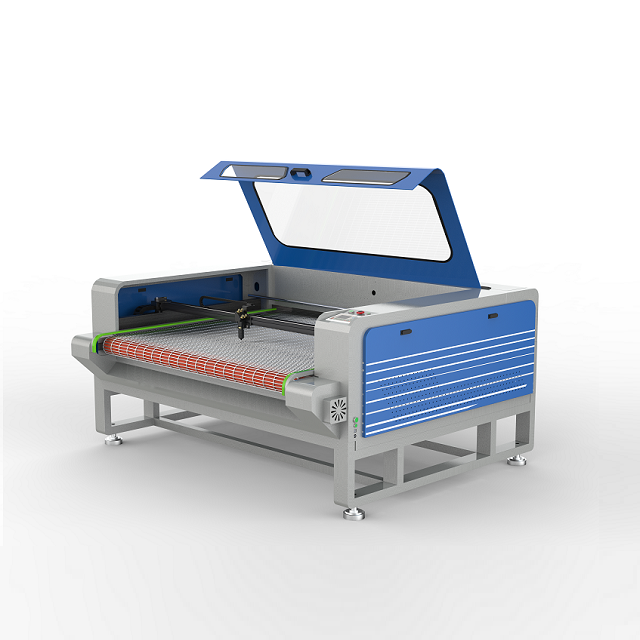 Leather Laser Cutting Machine with Cover